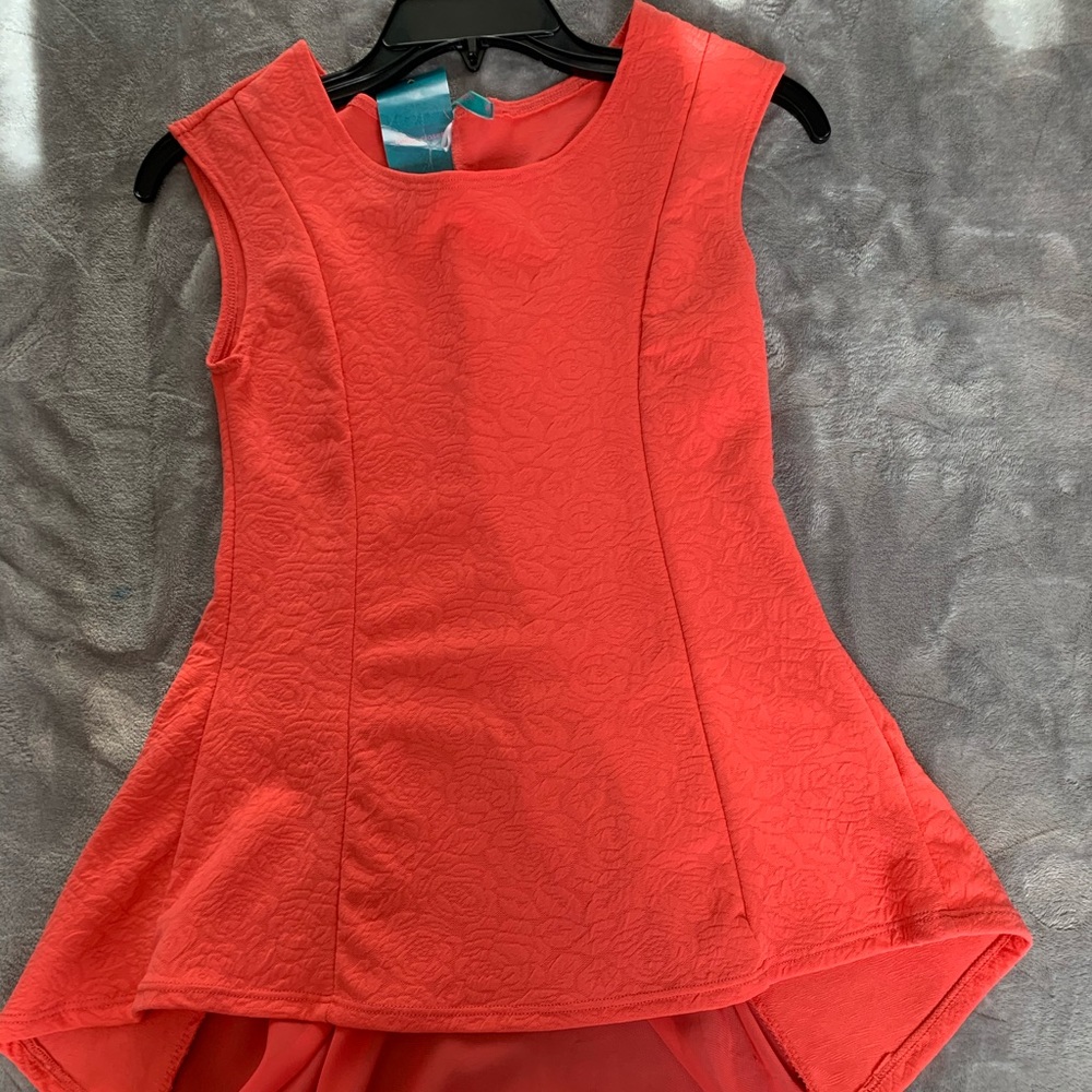 Pink Peplum Top